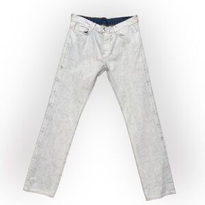 RARE 2012 Maison Martin Margiela X H&M Painted Slim Denim Jeans size 31.